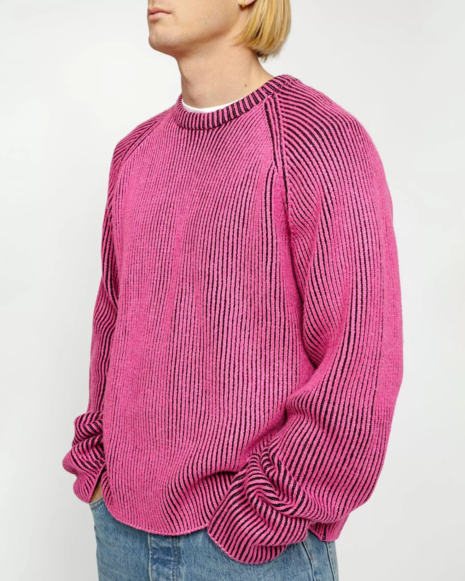 Stüssy Contrast Rib Sweater Fashion