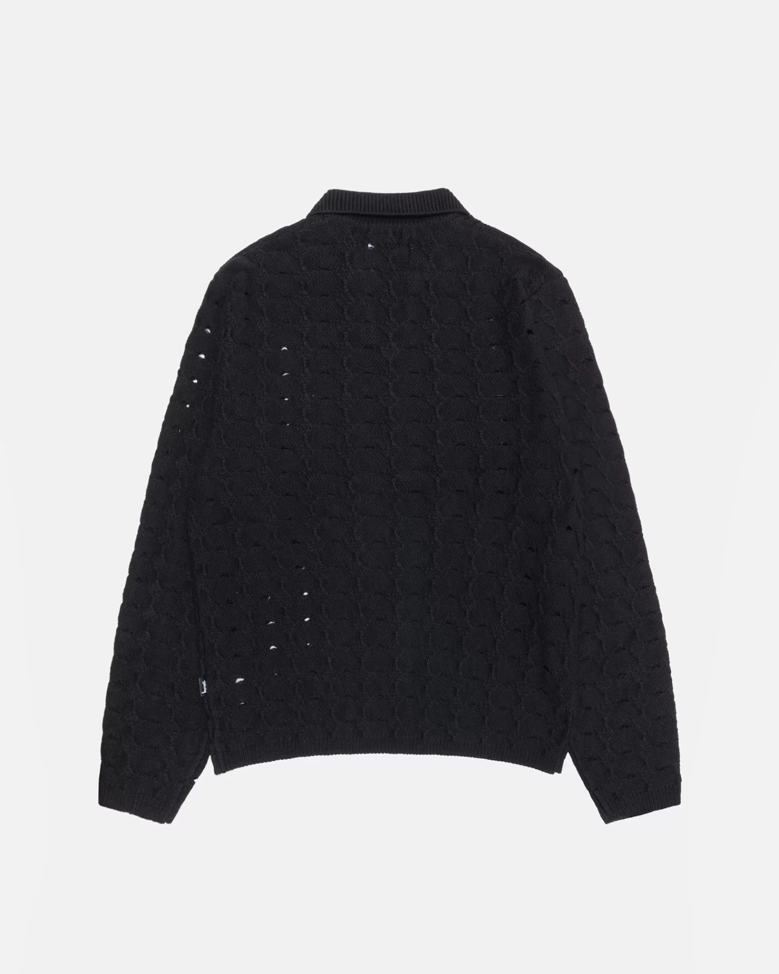 Stüssy Open Knit Collared Sweater Clearance