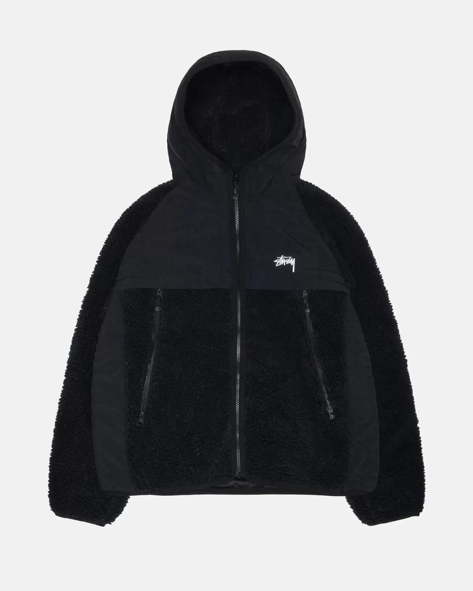 Stüssy Sherpa Paneled Hooded Jacket Sale