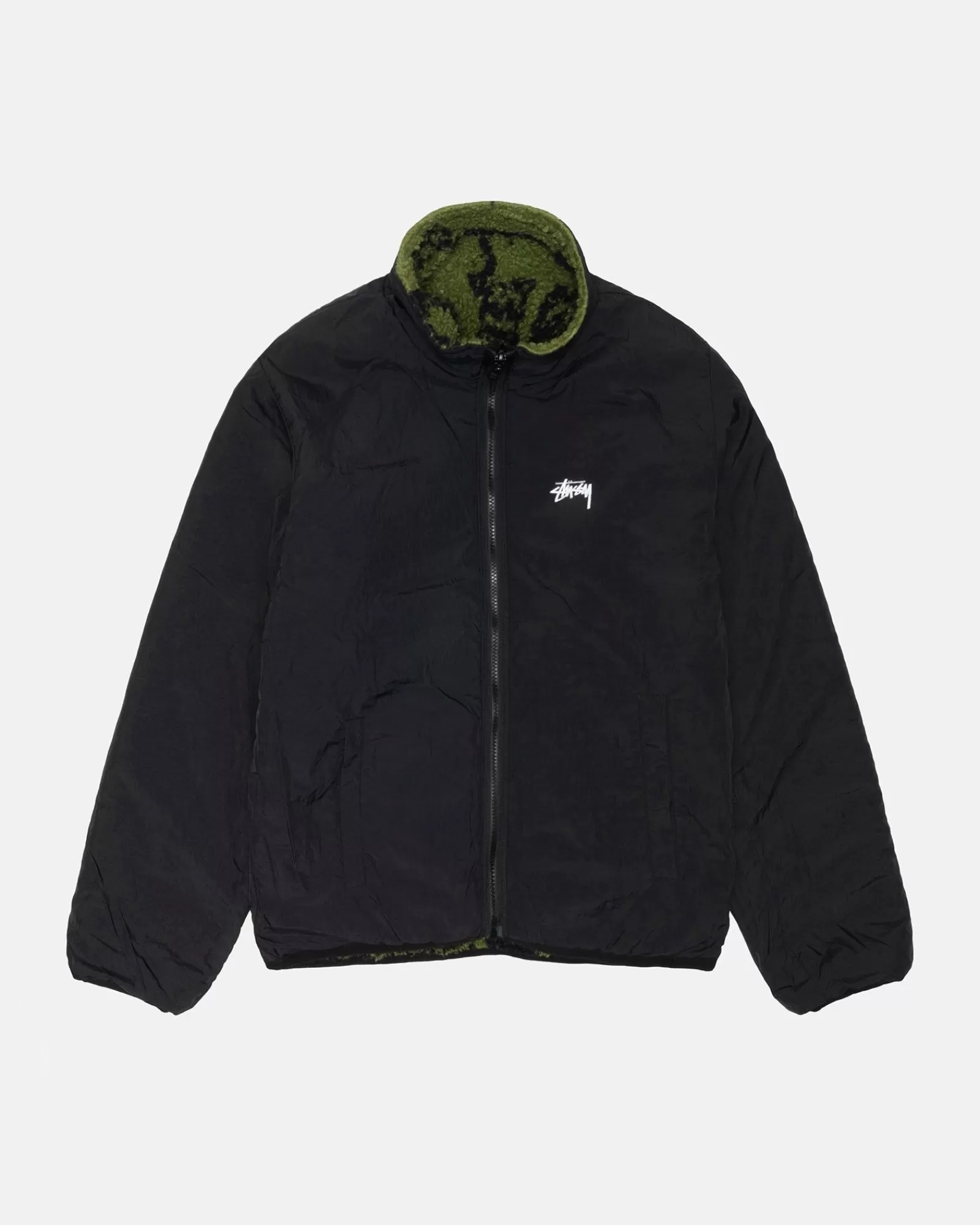 Stüssy Sherpa Reversible Printed Jacket New