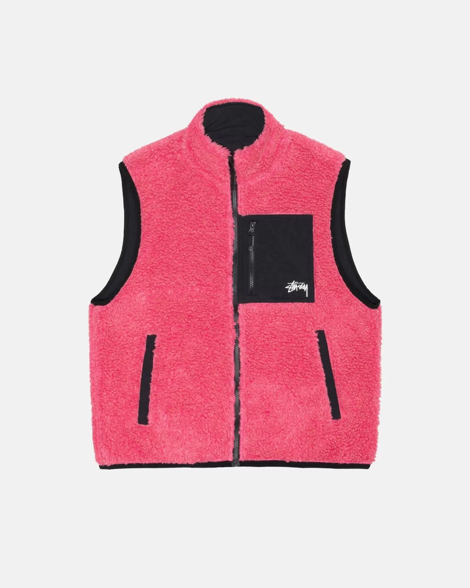 Stüssy Sherpa Reversible Vest Discount
